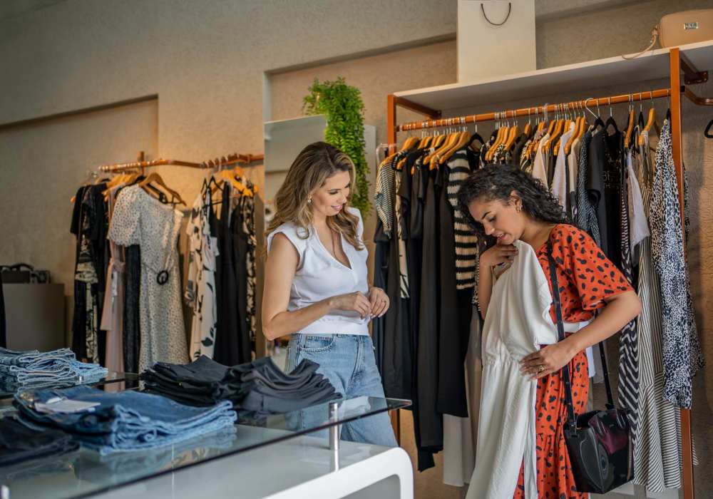Resident shopping near Red Knot at Edinburgh in Chesapeake, Virginia