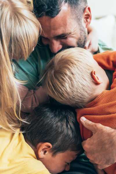 Happy family at AMP Residential in Grand Rapids, Michigan    