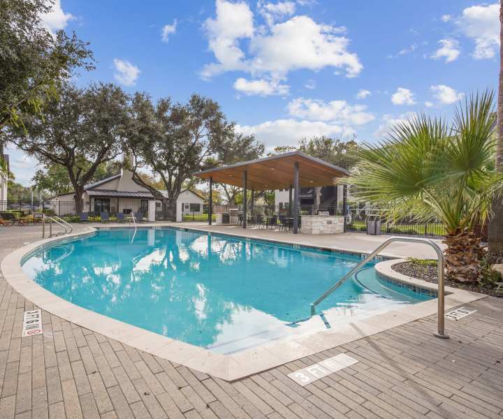 Charming swimming pool at Easton in San Antonio, Texas
