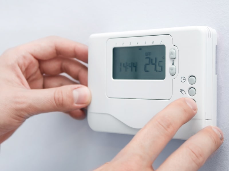 Thermostat for indoor climate-controlled units at 603 Storage - Pittsfield in Pittsfield, New Hampshire