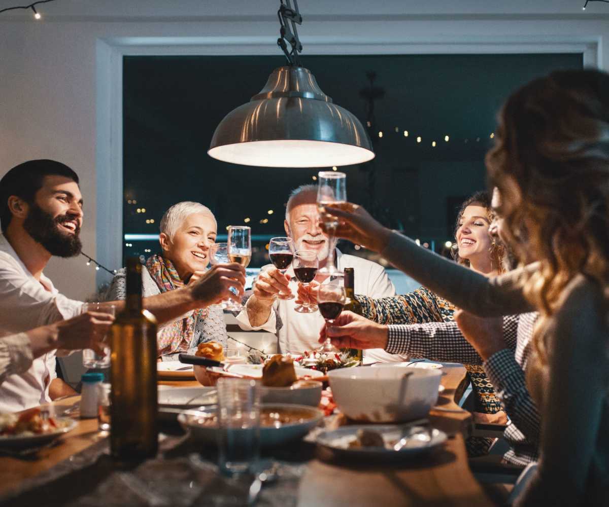 Residents joyfully cheering at Caprock Crossing in College Station, Texas