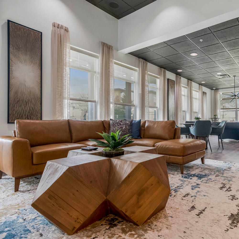 Guest lounge and amenities at CityView in North Kansas City, Missouri