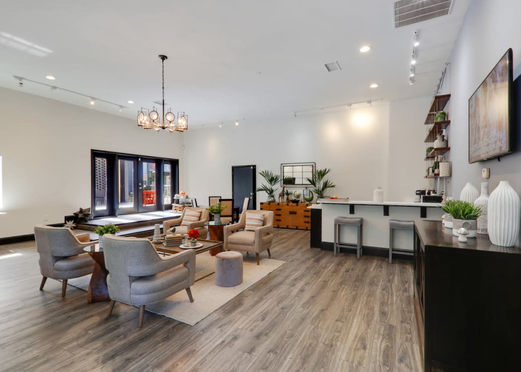 Enjoy a private balcony at Alturas Embry Hills in Doraville, Georgia