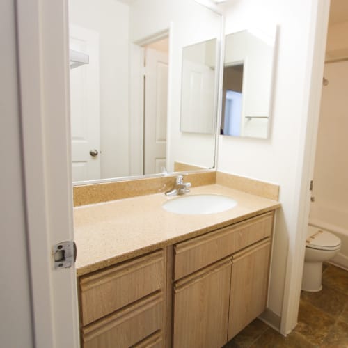 A bathroom at Chollas Heights in San Diego, California