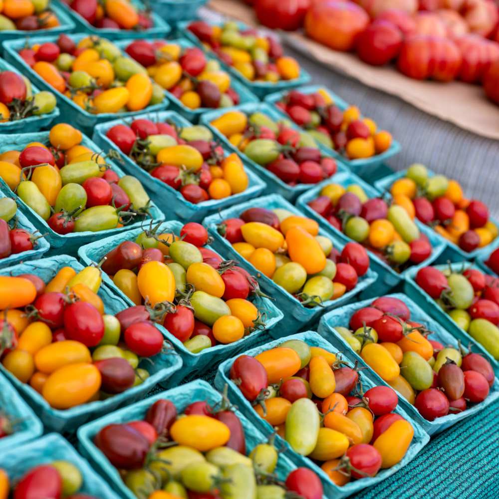Fresh produce at a market near Leo and Alpine in Grand Rapids, Michigan