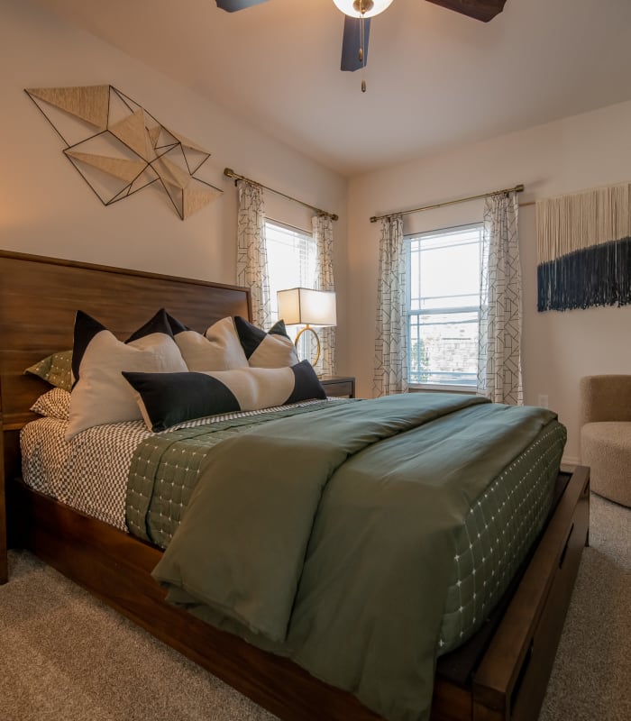 Bedroom at 24Hundred Apartments in Oklahoma City, Oklahoma