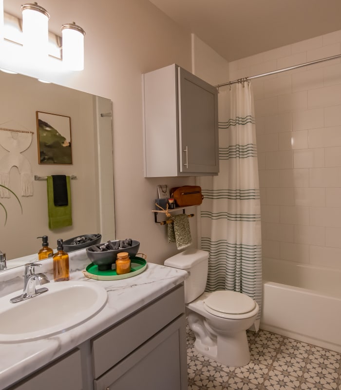 Bathroom at 24Hundred Apartments in Oklahoma City, Oklahoma