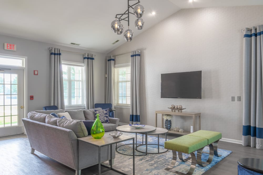 Clubhouse Lounge at Mill Pond Village Apartments in Salisbury, Maryland