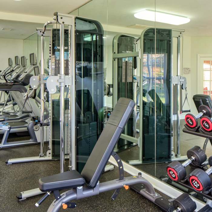 State-of-the-art fitness center at Magnolia Chase, Virginia Beach, Virginia