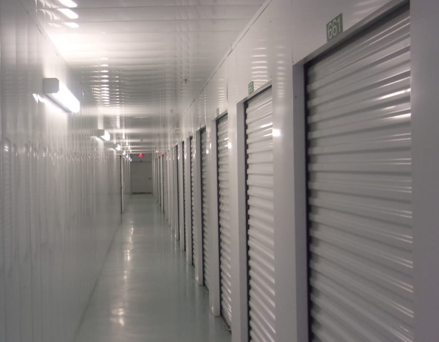 Indoor storage units at Key Storage - Bitters in San Antonio, Texas,