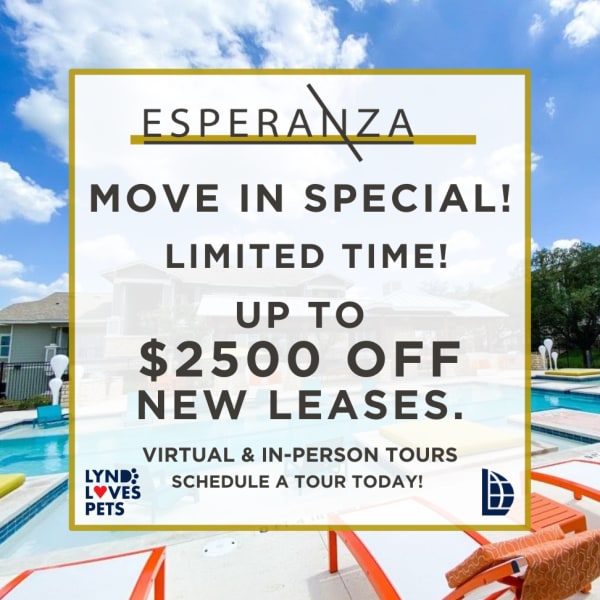 Specials at Esperanza in San Antonio, Texas