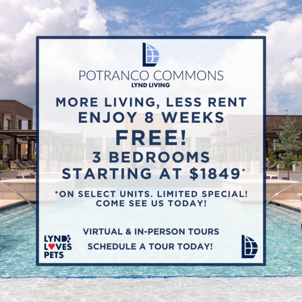 Potranco Commons- Apartments on Potranco Special