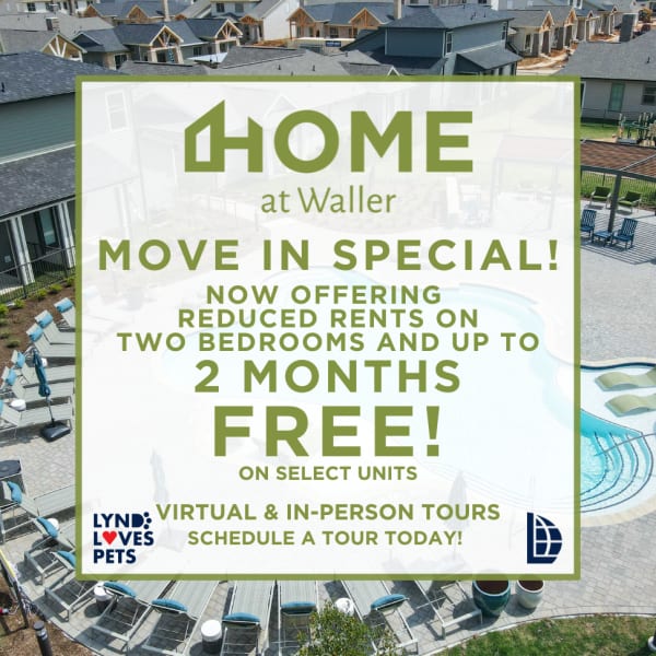 Move in Special at Home At Waller in Waller, Texas