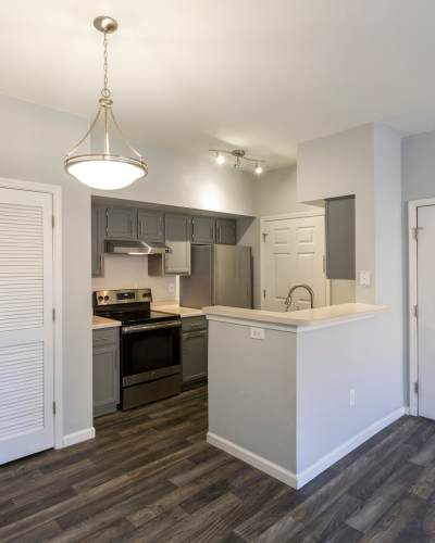 Apartment kitchen at Las Ventanas in Alamogordo, New Mexico