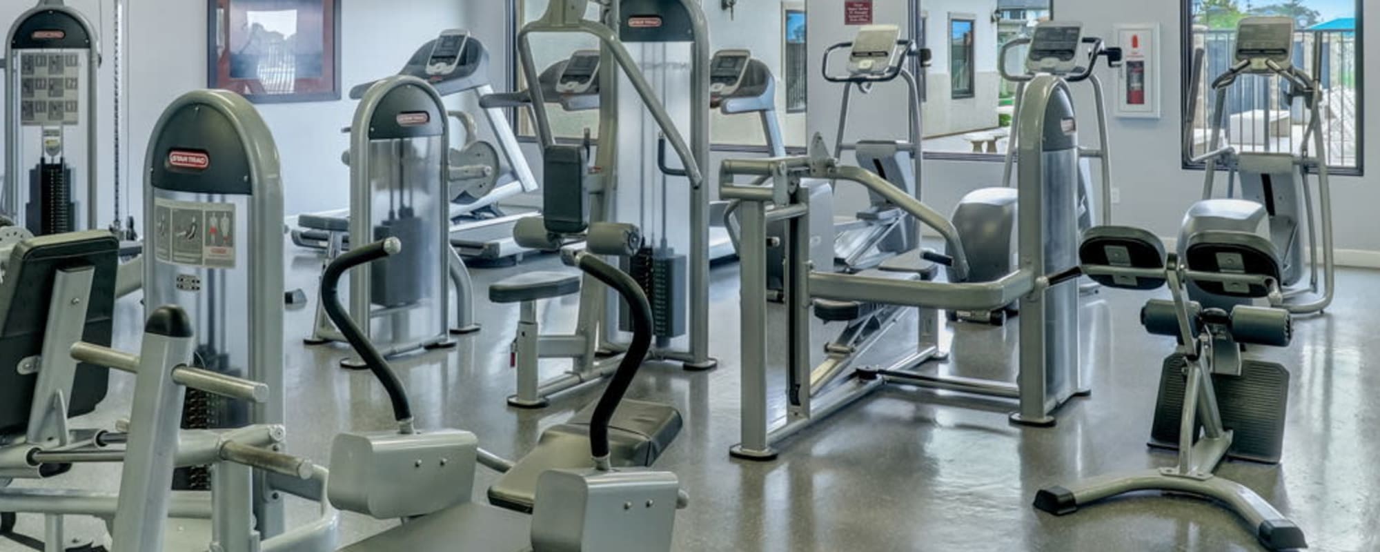 Fitness center at Wire Mountain III in Oceanside, California