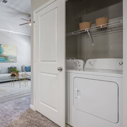 Laundry Room at Creekside at Greenlawn Apartment Homes in Columbia, South Carolina