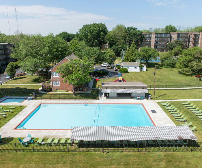 Henry on the Park Apartment Homes offers a swimming pool in Philadelphia, PA