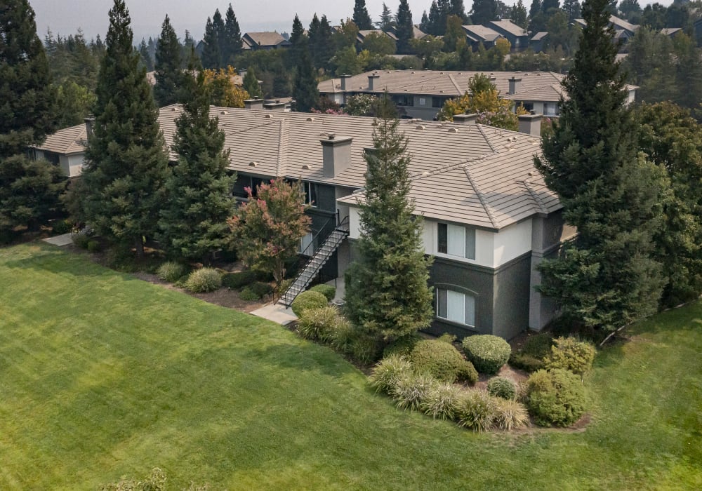 Aerial exterior view at Meridian at Stanford Ranch in Rocklin, California