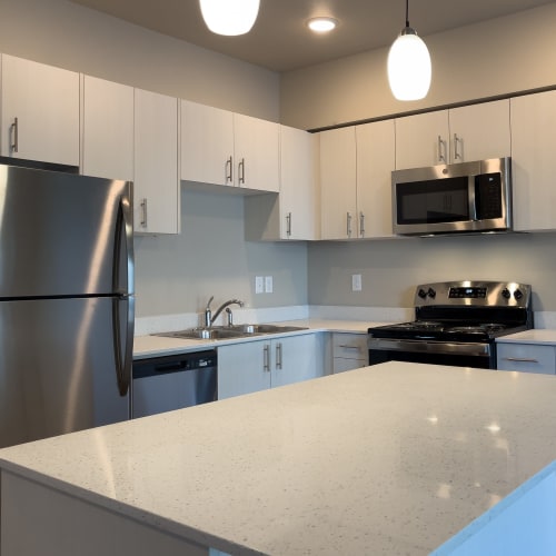 Model kitchen at Deer Haven in Wenatchee, Washington
