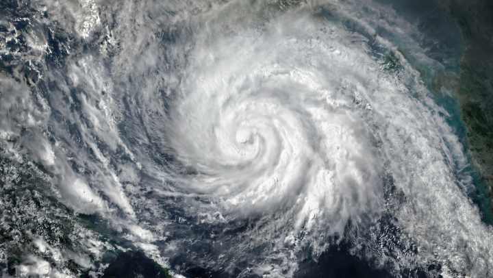 Satellite image of a Hurricane