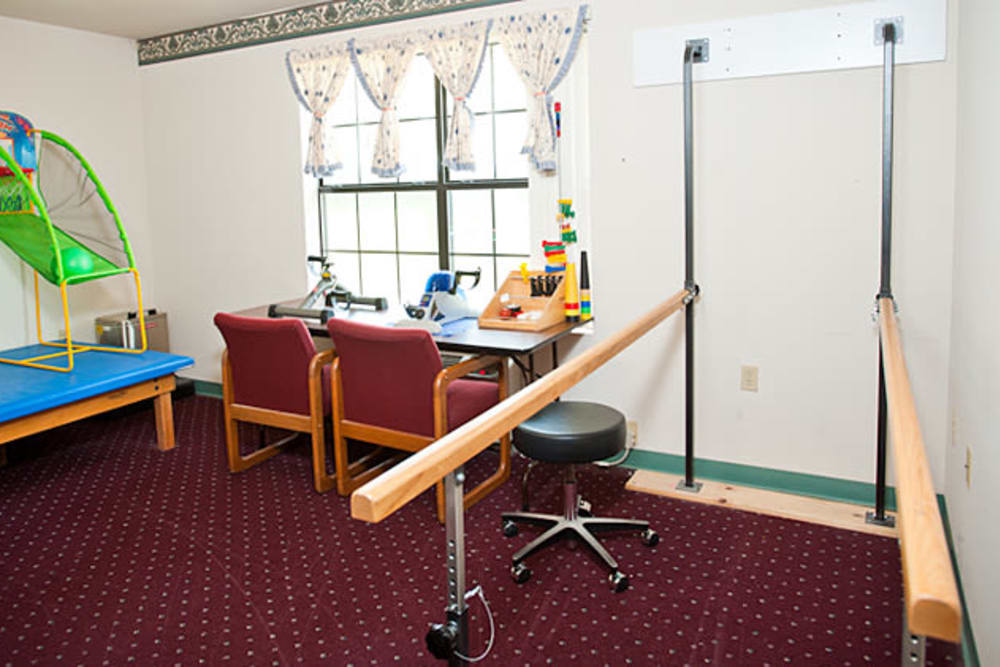 Exercise area at Cambridge Square Assisted Living in Rosenberg, Texas