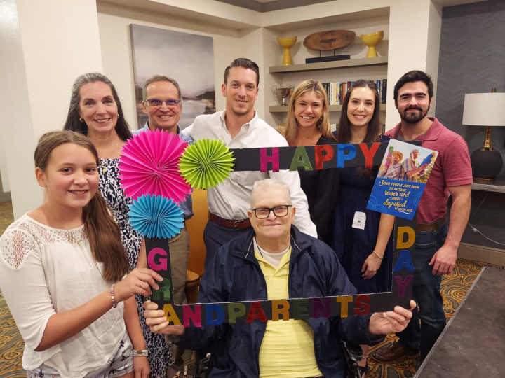 Celebrating Grandparents Day at The Landing at Shadow Creek! Residents and families share love, laughter, and special moments.