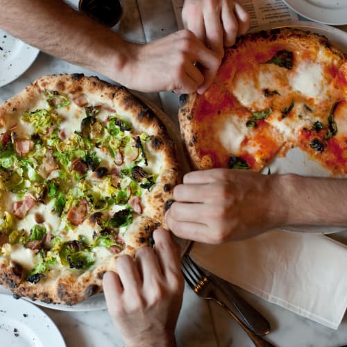 Pizzas at Allegria at Roseville in Roseville, California