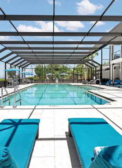 Resort-Style Swimming Pool at Vue on Lake Monroe in Sanford, Florida