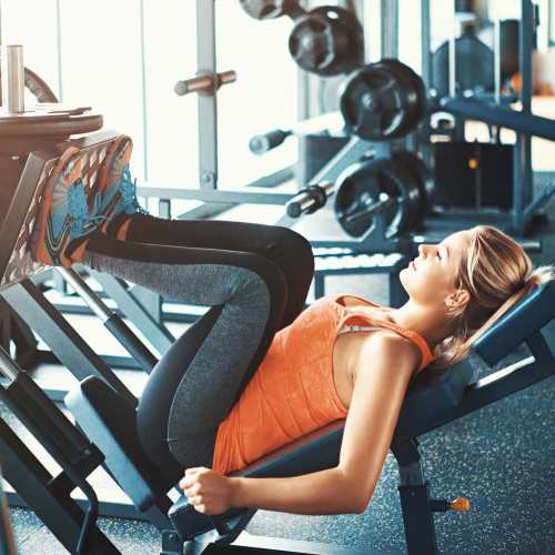 Fitness center at Arden at South Point Apartment Homes in McDonough, Georgia
