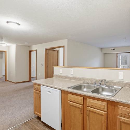 A dishwasher in a kitchen at Norwood Greene Senior Living in Marietta, Ohio