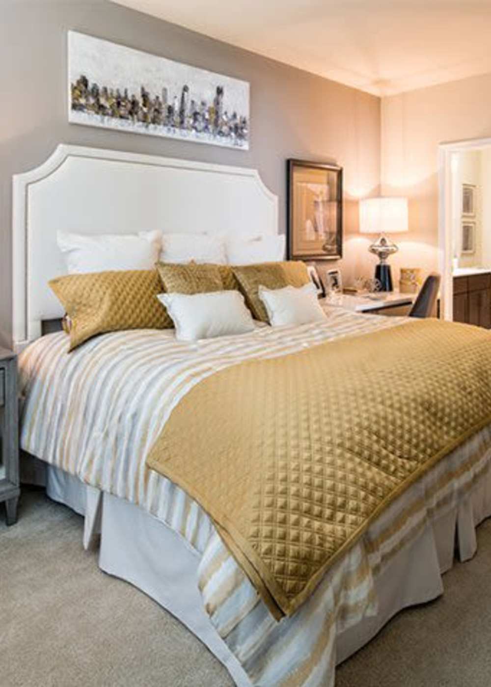 Bedroom at One Glastonbury Place in Glastonbury, Connecticut