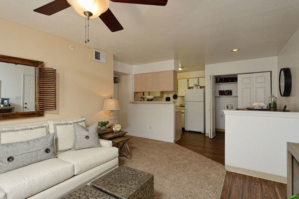 Wonderful living room at The Patriot Apartments in El Paso, Texas