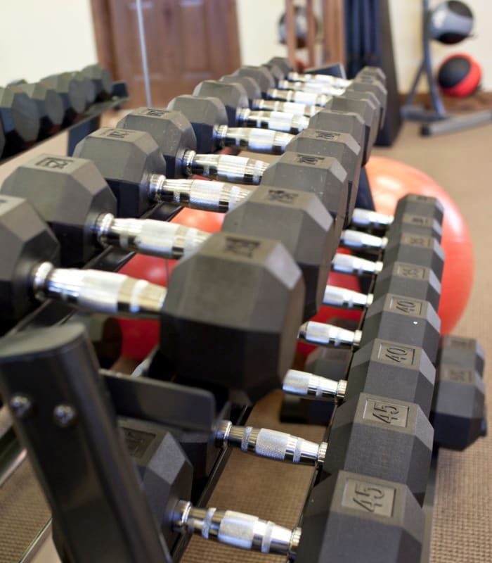 Fitness center at Park at Coulter in Amarillo, Texas