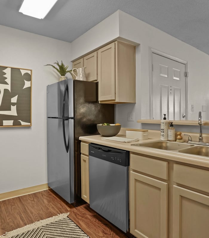 Kitchen at The Crest Apartments in El Paso, Texas