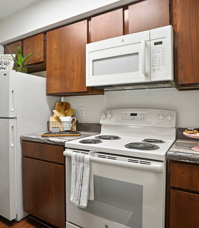 Kitchen at The Chimneys Apartments in El Paso, Texas