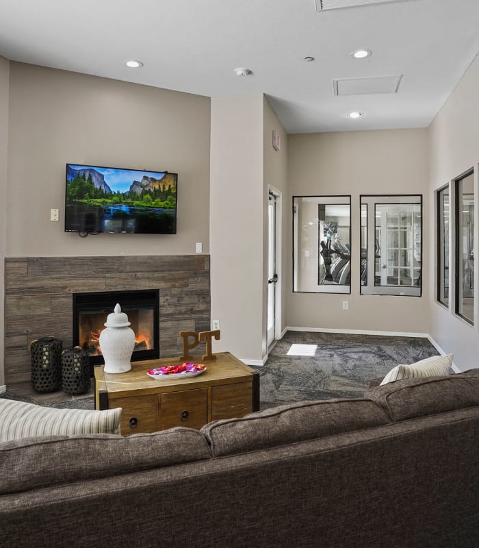 Lounge area at The Patriot Apartments in El Paso, Texas