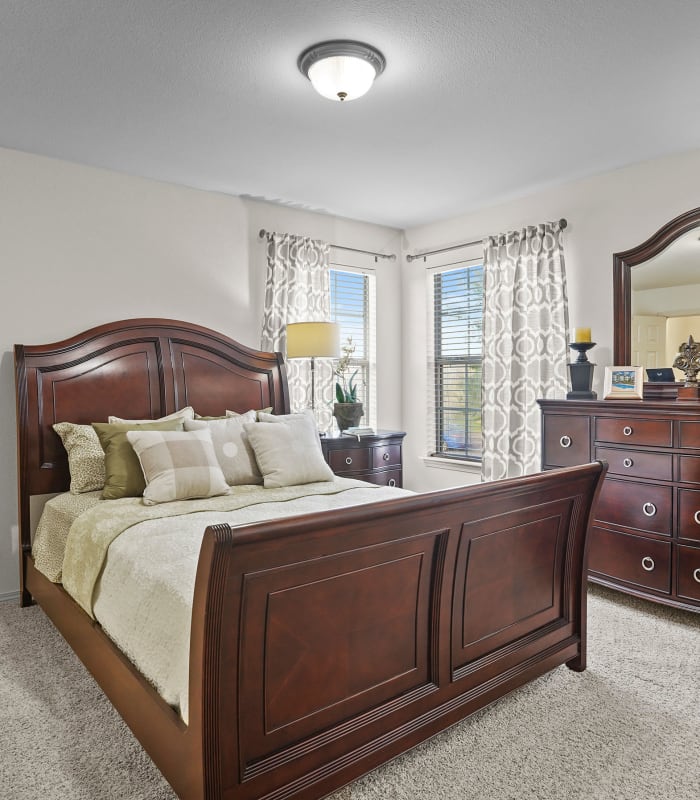 Bedroom at Villas at Stonebridge in Edmond, Oklahoma