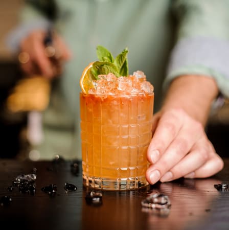 Food and drinks near Greenhouse in Houston, Texas