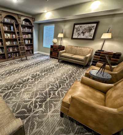 Library at Keystone Place at Magnolia Commons in Glen Carbon, Illinois