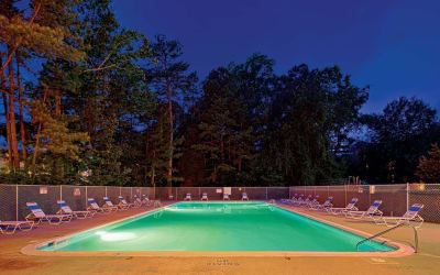Swimming pool at Parkway Apartments