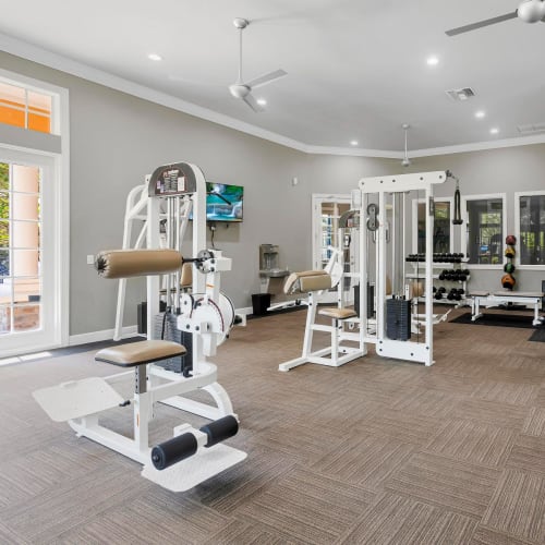 Fitness center with State-of-the-Art Features at Courtney Isles in Yulee, Florida