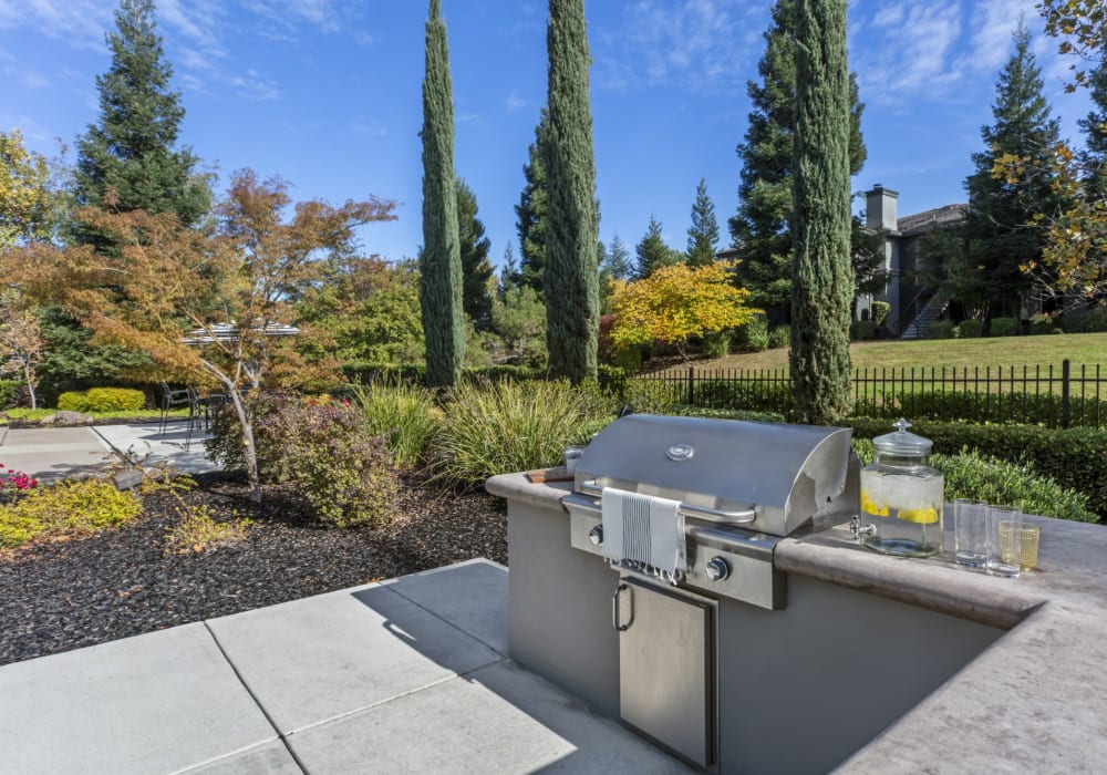 Outdoor bbq at Meridian at Stanford Ranch in Rocklin, California