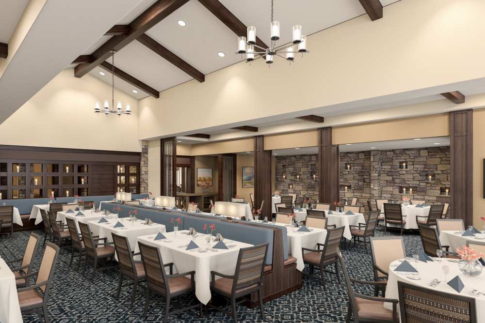 Dining room at Touchmark at The Ranch in Prescott, Arizona