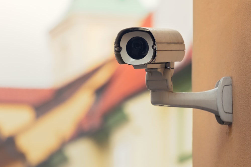 Video surveillance at our Devon Self Storage facility