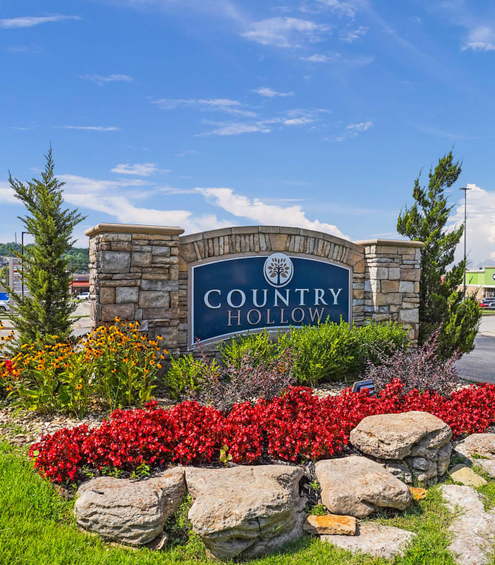 Front entrance at Country Hollow in Tulsa, Oklahoma