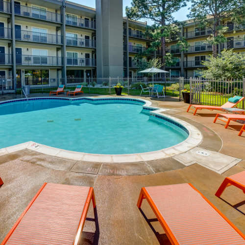 Resort-style pool at Monaco South in Denver, Colorado