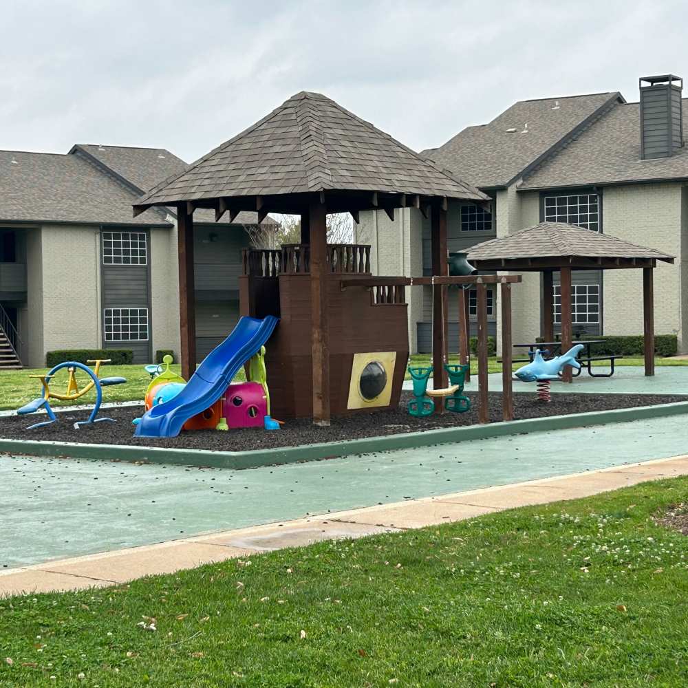 Playground at Courts of Bedford in Bedford, Texas