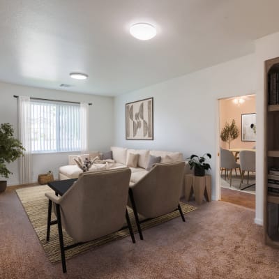 Living area at Midway Park in Lemoore, California