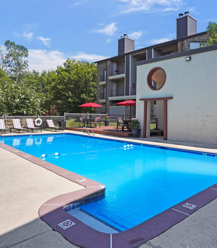 Pool at Polo Run Apartments in Tulsa, Oklahoma