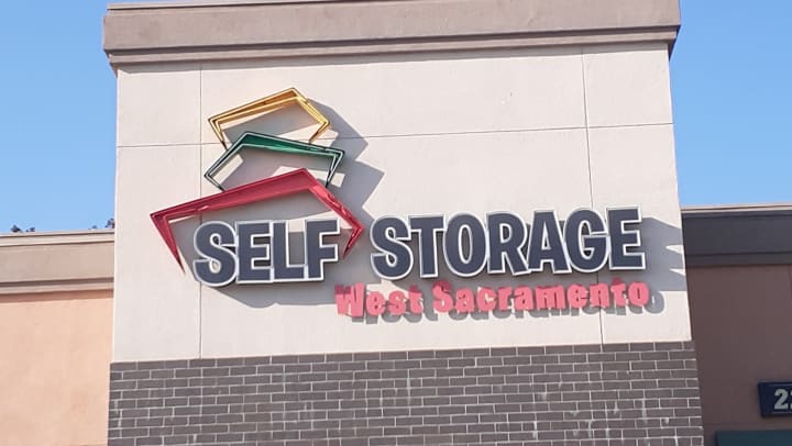 West Sacramento Self Storage Sign